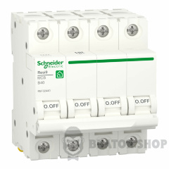 Автоматичний вимикач 4P 40A B 6кА Schneider Electric Resi9 (R9F02440)