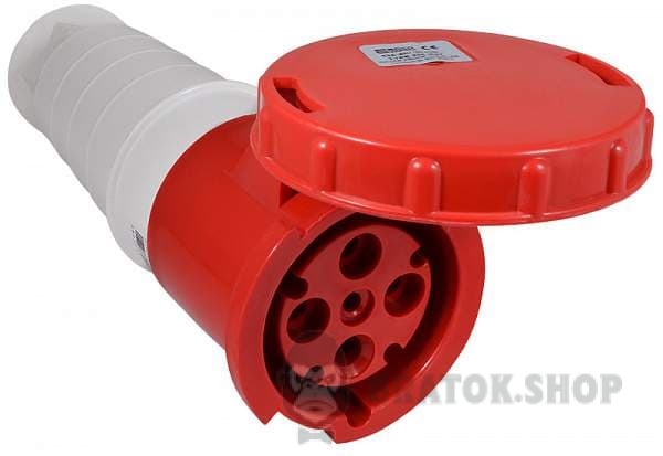 Розетка-гнездо силовая переносная ГП 63A/4 400V 3P+PE (234) АСКО-Укрем A0080020008 красный