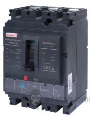 Силовий автоматичний вимикач e.industrial.ukm.160R.160 з регулюванням, 3р, 160А