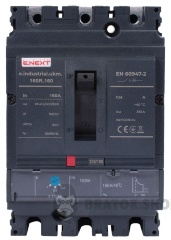 Силовий автоматичний вимикач e.industrial.ukm.160R.160 з регулюванням, 3р, 160А