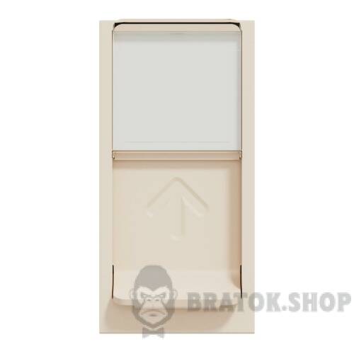 Розетка комп'ютерна RJ45, категорія 6 STP, 1 модуль, бежева Unica New Studio NU341644 в Киеве