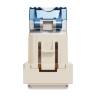 Розетка комп'ютерна RJ45, категорія 6 STP, 1 модуль, бежева Unica New Studio NU341644 в Киеве