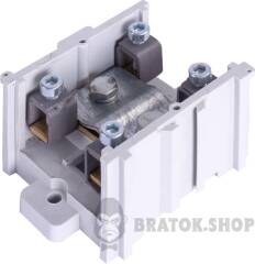 Клемна колодка прохідна e.tc.main.brass.95, 1х95 мм.кв./4х16 мм.кв..,латунний контакт