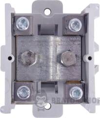 Клемна колодка прохідна e.tc.main.brass.95, 1х95 мм.кв./4х16 мм.кв..,латунний контакт