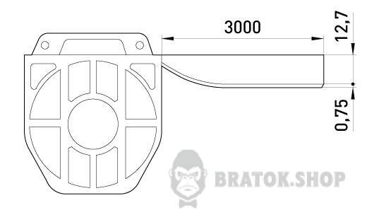 Стальная бандажная лента e.steel.band.pro.12,7.75.30, 12,7х0,75мм, 30м p040005 в Киеве