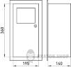 Корпус e.mbox.stand.w.f1.08.z металлический, под 1-ф. счетчик, 8 встраиваемый мод. с замком s0100004 в Киеве
