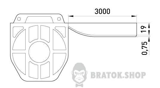 Стальная бандажная лента e.steel.band.pro.19.75.30, 19х0,75мм, 30м p040008 в Киеве