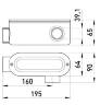 Соединитель ревизионный Г-образный e.industrial.pipe.db.revise.elbow.1-1/4&quot; для труб 1-1/4&quot; i0540004 в Киеве