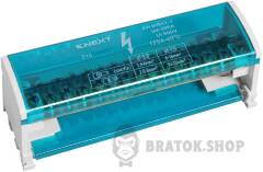 Шина нульова e.cbs.pro.2.11 в корпусі на DIN-рейку