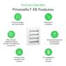 Распределительный щит навесной, 4 ряда, 24 модуля, прозрачная дверь, PrismaSeT XS LVSXR424 в Киеве