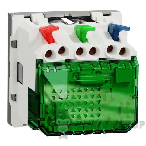 Unica New Силова розетка та USB тип С 10,5 Вт, 2 модулі, алюміній NU301730 в Киеве