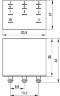Реле проміжне e.control.p536L з Led індикацією 5А, 3 групи контактів, котушка 230В АC i.my3n.230ac у Києві