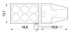 Клемна колодка e.lc.pro.ac.6