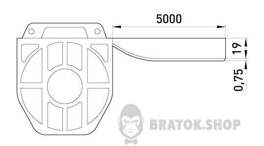 Стальная бандажная лента e.steel.band.pro.19.75.50, 19х0,75мм, 50м p040009 в Киеве