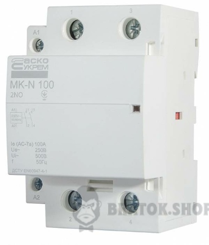 Контактор модульний 2P 100A 2NO АСКО-Укрем MK-N A0040030038