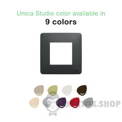 Рамка 1-постова, бежева/бежева Unica New Studio Color