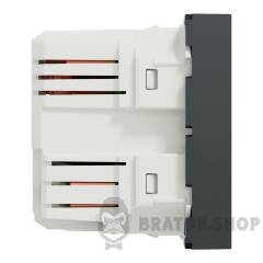 Розетка USB подв. 2.1А 2 модуля антр