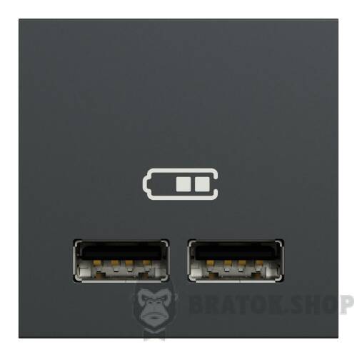 Розетка USB подв. 2.1А 2 модуля антр NU341854 в Киеве