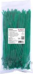 Кабельна стяжка e.ct.stand.300.5.green (100шт), зелена