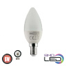 Світлодіодна лампа LED E14 C37 6W 4200K Horoz Electric ULTRA (001-003-0006-031)