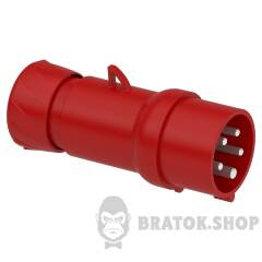 КАБ.РОЗЕТКА, ГВИНТ 16А 3P+N+E IP44 380В