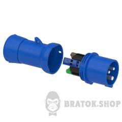 КАБ.РОЗЕТКА, ГВИНТ 16А 3P+N+E IP44 380В