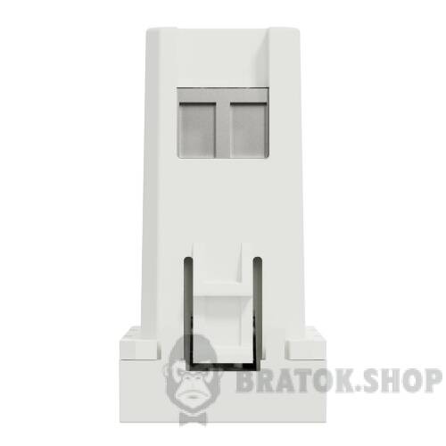 USB-коннектор 1 модуль білий NU342918 в Киеве