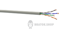 Кабель Одескабель КГПВ-ВП (100МГц) 4*2*AWG26/7 (U/UTP-cat.5E-SL patch), CU, для внутр. робіт 49284