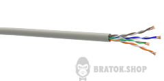 Кабель Одескабель КГПВ-ВП (100МГц) 4*2*AWG26/7 (U/UTP-cat.5E-SL patch), CU, для внутр. робіт