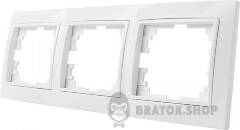 Рамка трехместная Pм-3-Fl-W (белая)