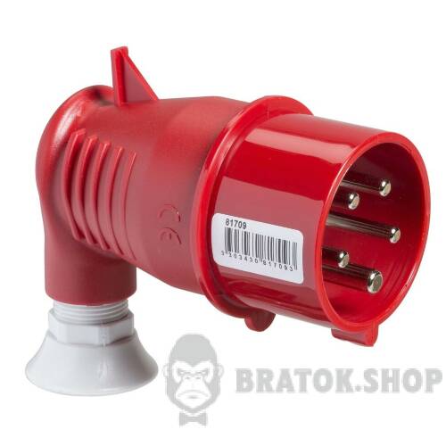 КАБ.ВИЛКА 90° 16А 3P+N+E IP44 380В 81709 в Киеве