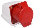 Розетка-гнездо силовая стационарная ГC 16A/4 400V 3P+PE (114) АСКО-Укрем A0080040002 красный
