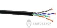 Кабель Одескабель КГПП-ВП (100МГц) 4*2*AWG26/7 (U/UTP-cat.5E-SL patch), CU, для зовн. робіт 7933129