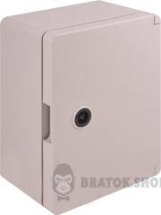 Корпус удароміцний з АБС-пластика e.plbox.180.240.130.blank, 180х240х130мм, IP65