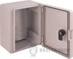 Корпус удароміцний з АБС-пластика e.plbox.180.240.130.blank, 180х240х130мм, IP65