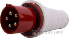 Силова вилка переносна e.plug.pro.5.125, 5п., 380В, IP 67, 125А (045)