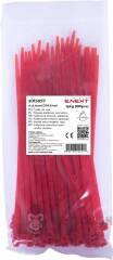 Кабельна стяжка e.ct.stand.300.8.red (100шт), червона