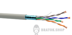Кабель Одескабель КГПВЕ-ВП (100МГц) 4*2*AWG26/7 (F/UTP-cat.5E-SL patch), CU, екран., для внутр. робіт