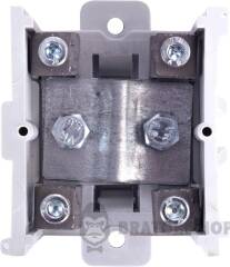 Клемна колодка прохідна e.tc.main.steel.95, 1х95 мм.кв./4х16 мм.кв..,сталевий контакт