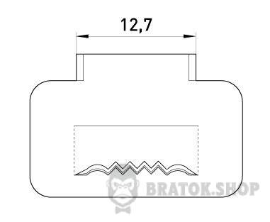 Стальная скрепа e.steel.fastener.pro.12,7 p040012 в Киеве
