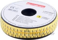 Маркер кабельний e.marker.stand.2.4.2, 2-4 кв.мм, "2", 500 шт