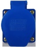 Розетка-гнездо силовая стационарная ГC 32A/3 220V 2P+PE (123) АСКО-Укрем A0080040004 синий