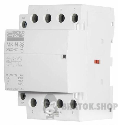 Контактор модульный 4P 32A 2NO+2NC АСКО-Укрем MK-N A0040030035 в Киеве