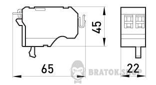 Незалежний розчіплювач e.industrial.ukm.400-800.FL.220, 220В i0070003 у Києві
