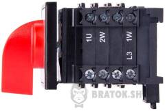Пакетний перемикач LK40/4.322-ZP/45 щитовий, з передньою панеллю, 0-1-2, 40А