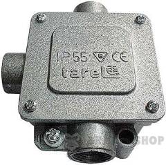 Коробка распределительная металлическая Р13,5/3, IP 55, 400 B, 5*4