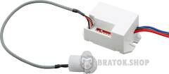 Датчик руху інфрачервоний e.sensor.pir.24.white,  360°, білий