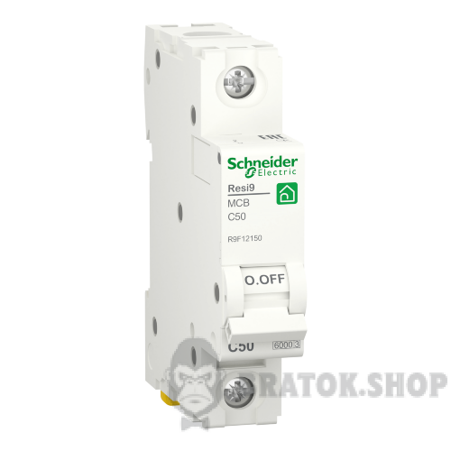 Автоматичний вимикач 1P 50A C 6кА Schneider Electric Resi9 (R9F12150) у Сумах