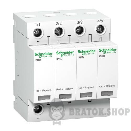 ОБМЕЖУВАЧ ПЕРЕНАПРУГИ iPRD40 40/15kA 460В 4P+СИГН A9L40421