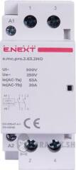 Модульний контактор e.mc.pro.2.63.2NO, 2р, 63А, 2NO, 220В
